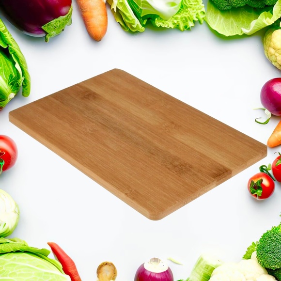 Bamboo Cutting Board Kitchen Chopping Perfect Cheese & Meat Serving Tray 8.75x6 - Picture 1 of 6